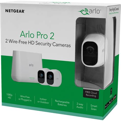 Arlo Pro 2 1080P HD Security Camera System VMS4230P - 2 Wire-Free ...