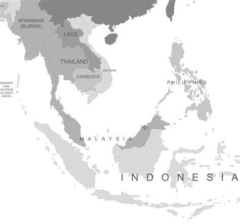 Map Of Southeast Asia Png