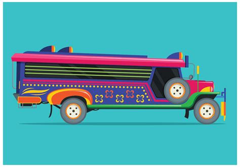 Free Jeepney Illustration Vector 144305 Vector Art at Vecteezy