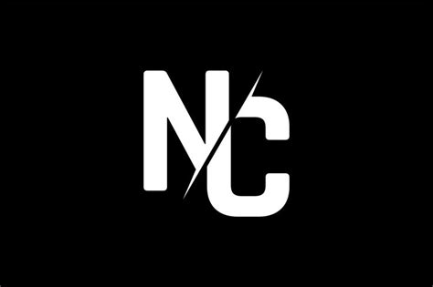 Monogram NC Logo Design Graphic by Greenlines Studios · Creative Fabrica