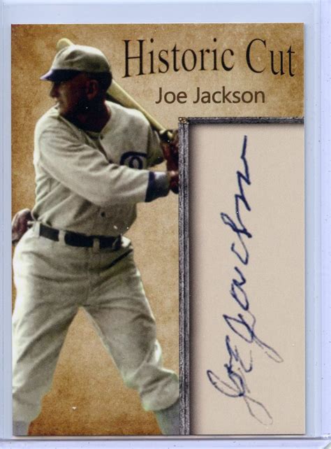 Shoeless Joe Jackson 2019 Historic Cut Limited Edition - Etsy.de