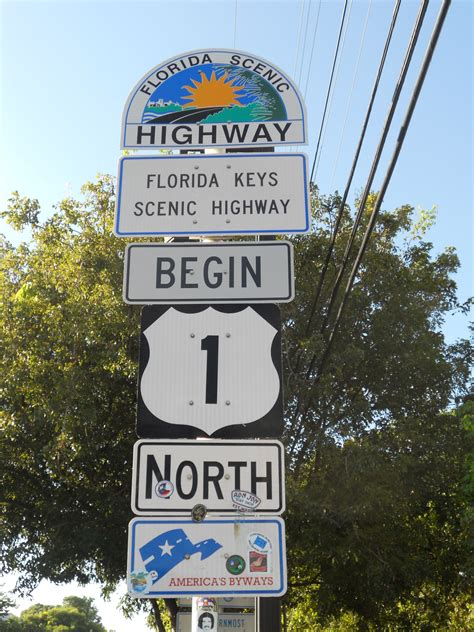 The beginning of U. S. Route 1 at mile marker 0 in Key West, Florida. | Key west, Florida ...