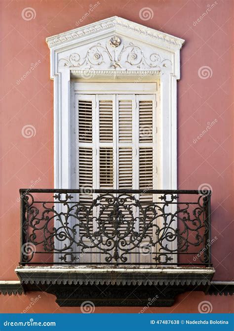 Balcony of a House in Seville Stock Photo - Image of ironwork, outdoors ...