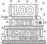 100th Day Coloring Sheet Pages sketch template