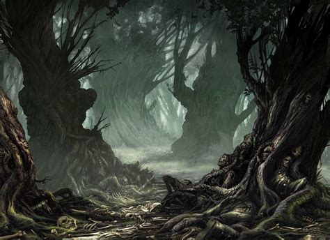 just your everyday woods | Fantasy landscape, Fantasy forest, Dark fantasy art