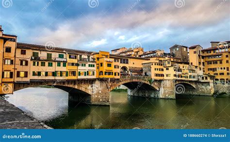 The Ponte Vecchio is a Medieval Stone Closed-spandrel Segmental Arch ...