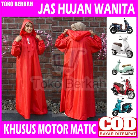 Jual Jas Hujan Wanita Model Gamis Rekomendasi Khusus Anda Profesi Guru Perawat Suster Apoteker ...