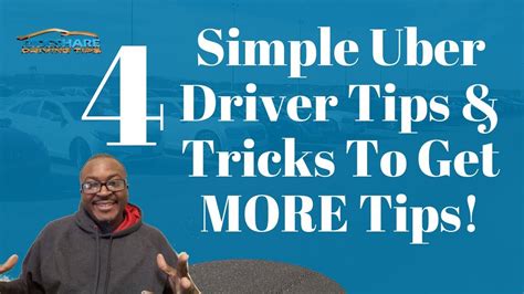 4 Simple Uber Driver Tips and Tricks To Get MORE Tips! - YouTube