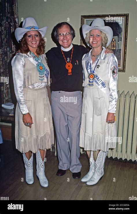 CHEYENNE RODEO BEAUTY PAGEANT WINNERS WITH PASTOR, WYOMING, USA 1970s ...