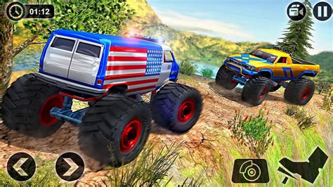Offroad Monster Truck Simulator - Trials Quad Jeep Driver - Best Android GamePlay - YouTube