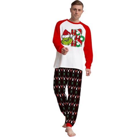 The Christmas Grinch Printed Family Matching Pajama Set — Original Pajamas