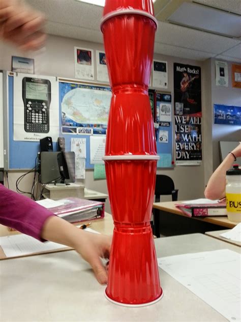 M^3 (Making Math Meaningful): Day 70 - Cup Stacking