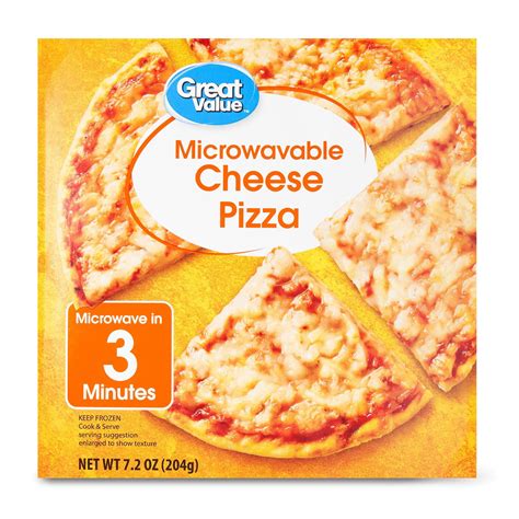 Great Value Microwave Cheese Pizza, 7.2 oz - Walmart.com