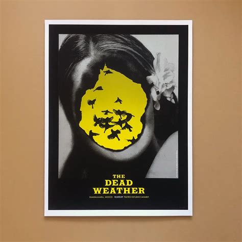 ALAN HYNES Posters and Prints — The Dead Weather poster Guadalajara Mexico 10/9/09