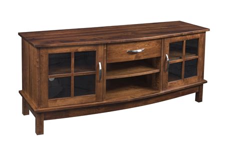 Wayside Custom Furniture Solid Wood TV Stands 60" Arched Bow TV Stand | Wayside Furniture | TV ...
