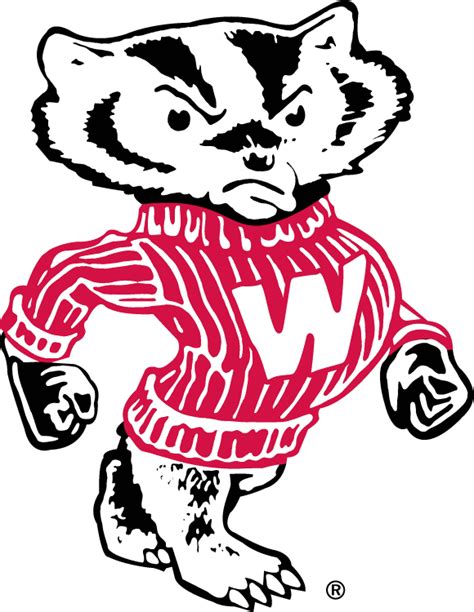 Wisconsin Badgers Secondary Logo - NCAA Division I (u-z) (NCAA u-z ...