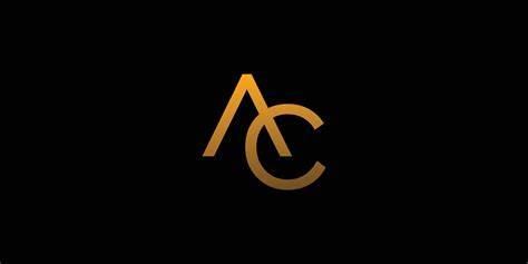 Simple and modern AC initials logo design 7396598 Vector Art at Vecteezy