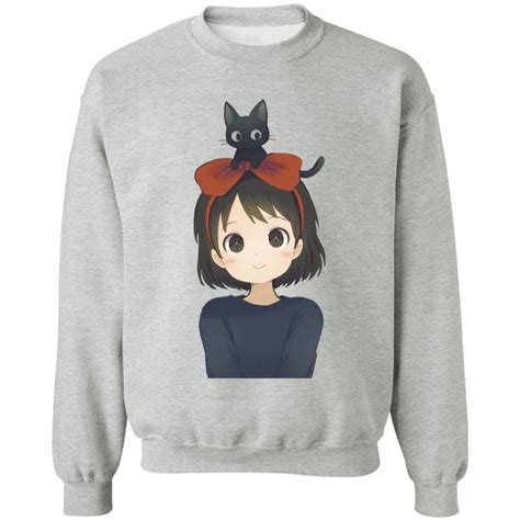 Kiki and Jiji Fanart Sweatshirt - Ghibli Store