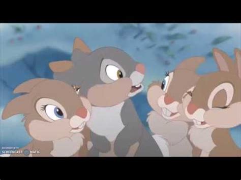 Bambi 2 Voice Fanud Thumper and his Sisters, Moana as: Thumper and ...