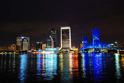 Randy J Paris Photography: Jacksonville Florida Skyline At Night