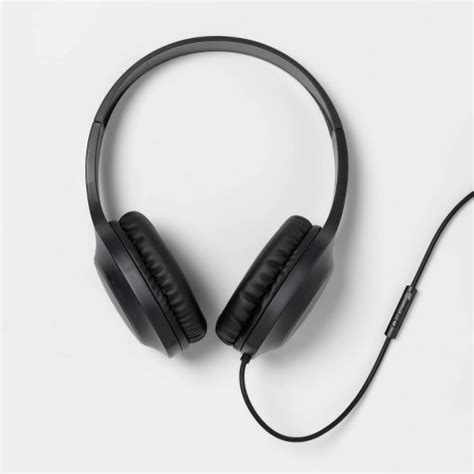 4ft-wired On Ear Headphones - Heyday™ Black : Target