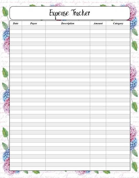 Income Expense Tracker Template