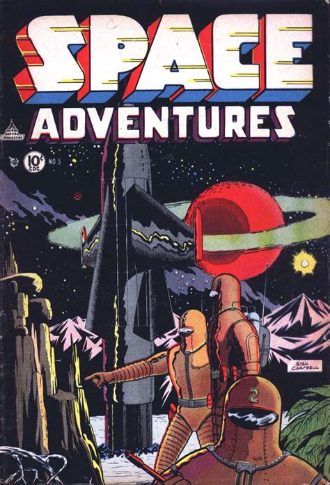 Comic Book Cover For Space Adventures #5 | Retro space posters, Vintage ...