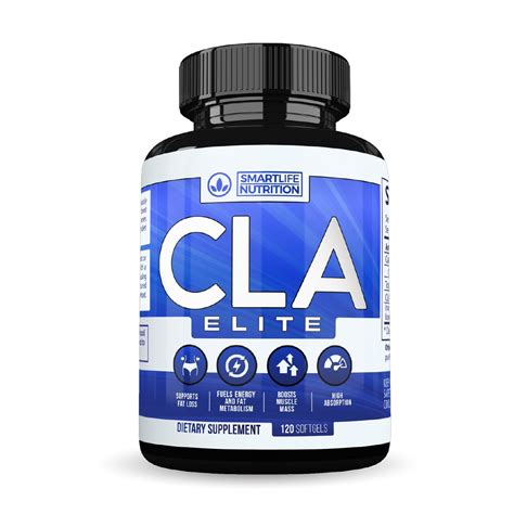 CLA 1000mg Weight Loss Supplement – Best All Natural 100% Safflower Oil ...