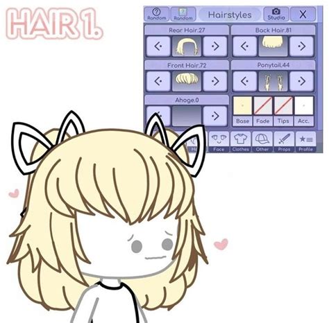 Blank Gacha Character With Eyes And Hair : Pin On ~gacha Life Base ...