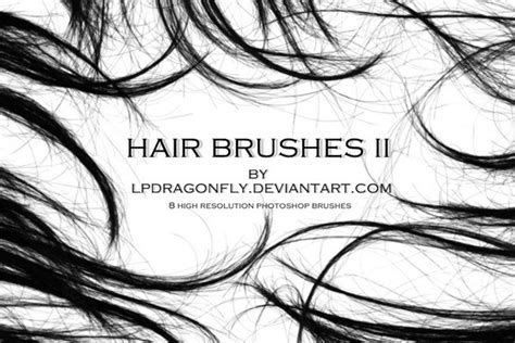 20+ Great Sets of Free Photoshop Hair Brushes