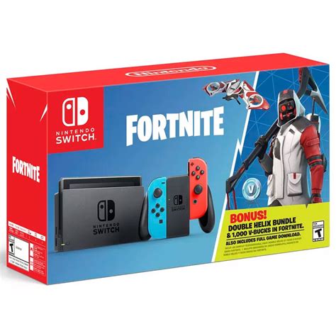 Nintendo Switch 32GB Neon Bundle Fortnite, Console Nintendo Switch ...