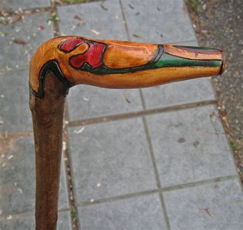 One Piece Walking Cane Made from Canadian Maple Hand Carved Walking Sticks And Canes, Walking ...