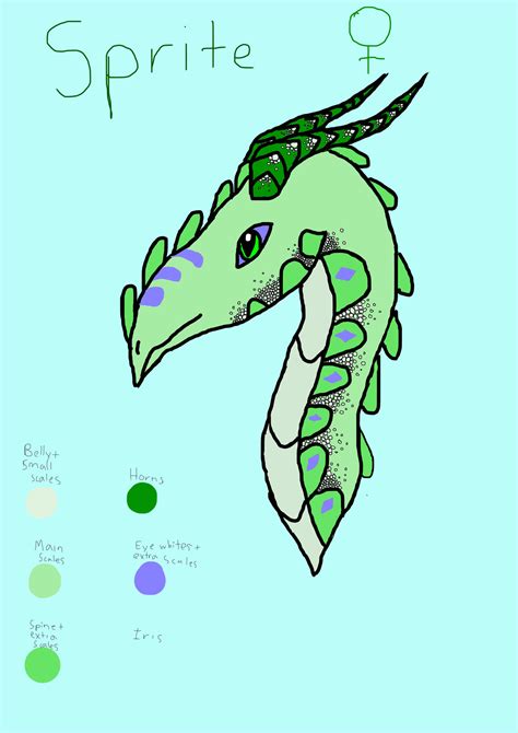 Sprite the dragon! by Errortheglitchyboi on DeviantArt