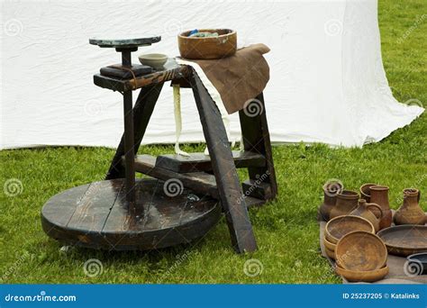 Potters wheel stock image. Image of decoration, craft - 25237205