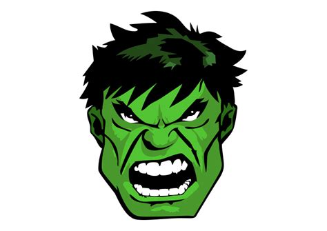 Hulk Face Vector - Free Vector Download - SuperAwesomeVectors