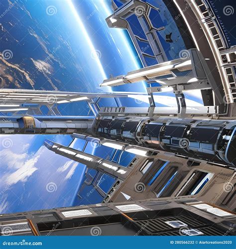 1843 Futuristic Space Station: A Futuristic And Sci-fi-inspired ...