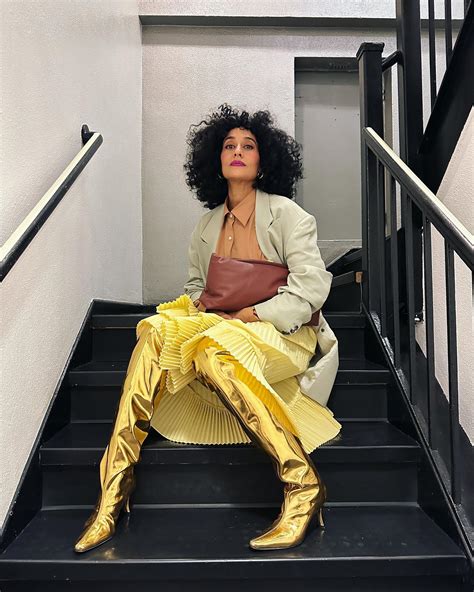 Tracee Ellis Ross's Thigh-High Boots Are Going Viral | Who What Wear