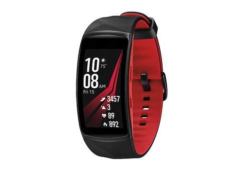 Gear Fit2 Pro smart fitness band (Large), Red