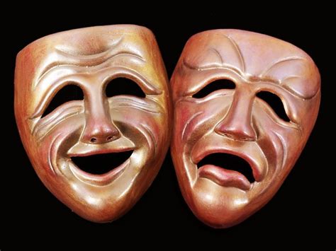 Printable Comedy And Tragedy Masks