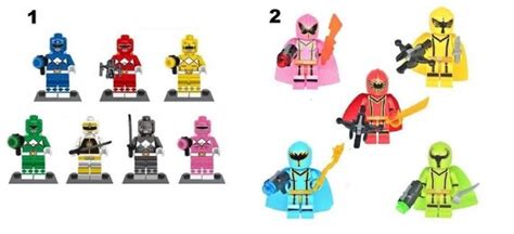 Power Rangers Minifigure Fits Lego Mighty Morphin Original