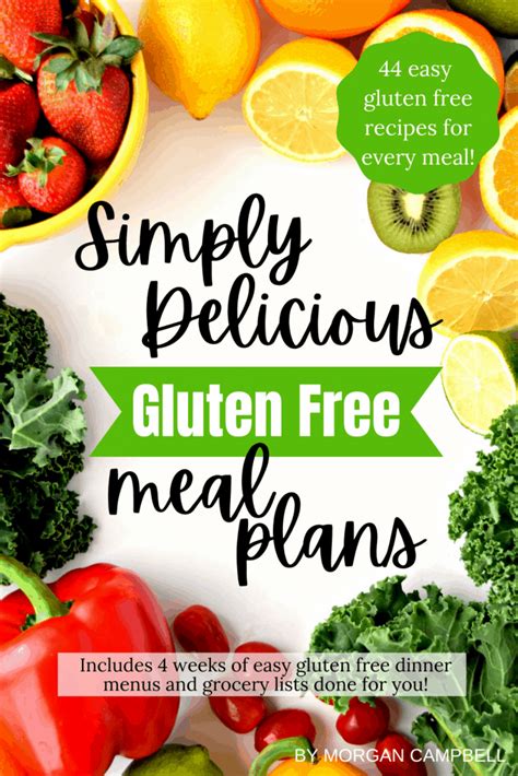 Simply Delicious Gluten Free Meal Plans Sale