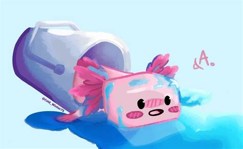 Axolotl Fanart! : Minecraft