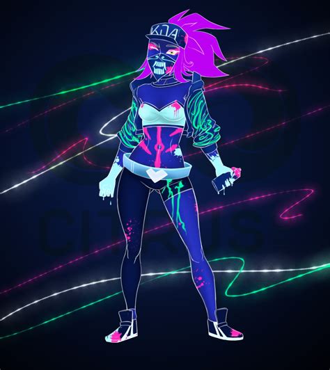 ArtStation - Akali from KDA Popstars