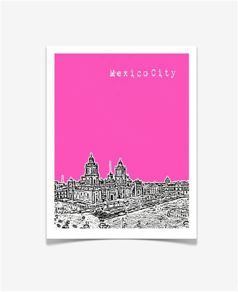 Mexico City Art Print Mexico City Cathedral Mexico City - Etsy