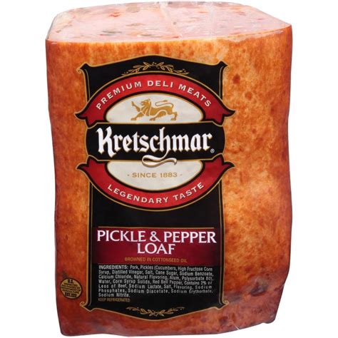 Pickle & Pimento Loaf, 4.13 Pound Loaves, 2 Loaves per Case - Smithfield Culinary