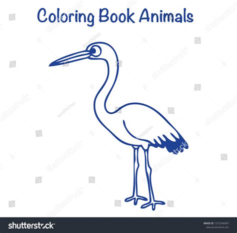 Coloring Book Animals Stock Vector (Royalty Free) 1272246997 | Shutterstock