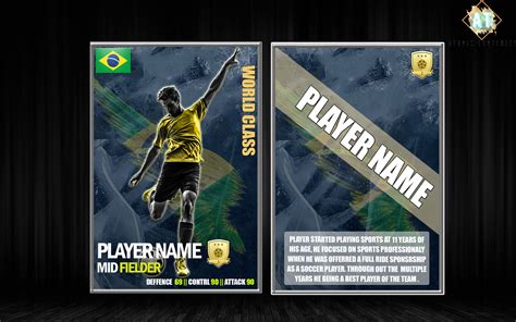 ArtStation - Custom soccer card PSD | Artworks