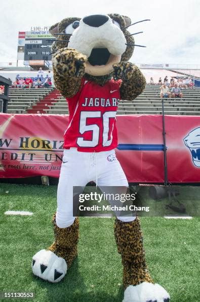 Mascot Southpaw of the South Alabama Jaguars poses for a photo before... News Photo - Getty Images