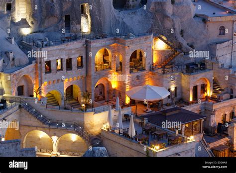 Cave hotel in Göreme, Cappadocia, Central Anatolia Region, Anatolia, Turkey Stock Photo - Alamy