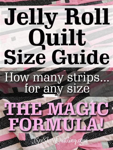 Size Guide – Jelly Roll Quilts – Quilting